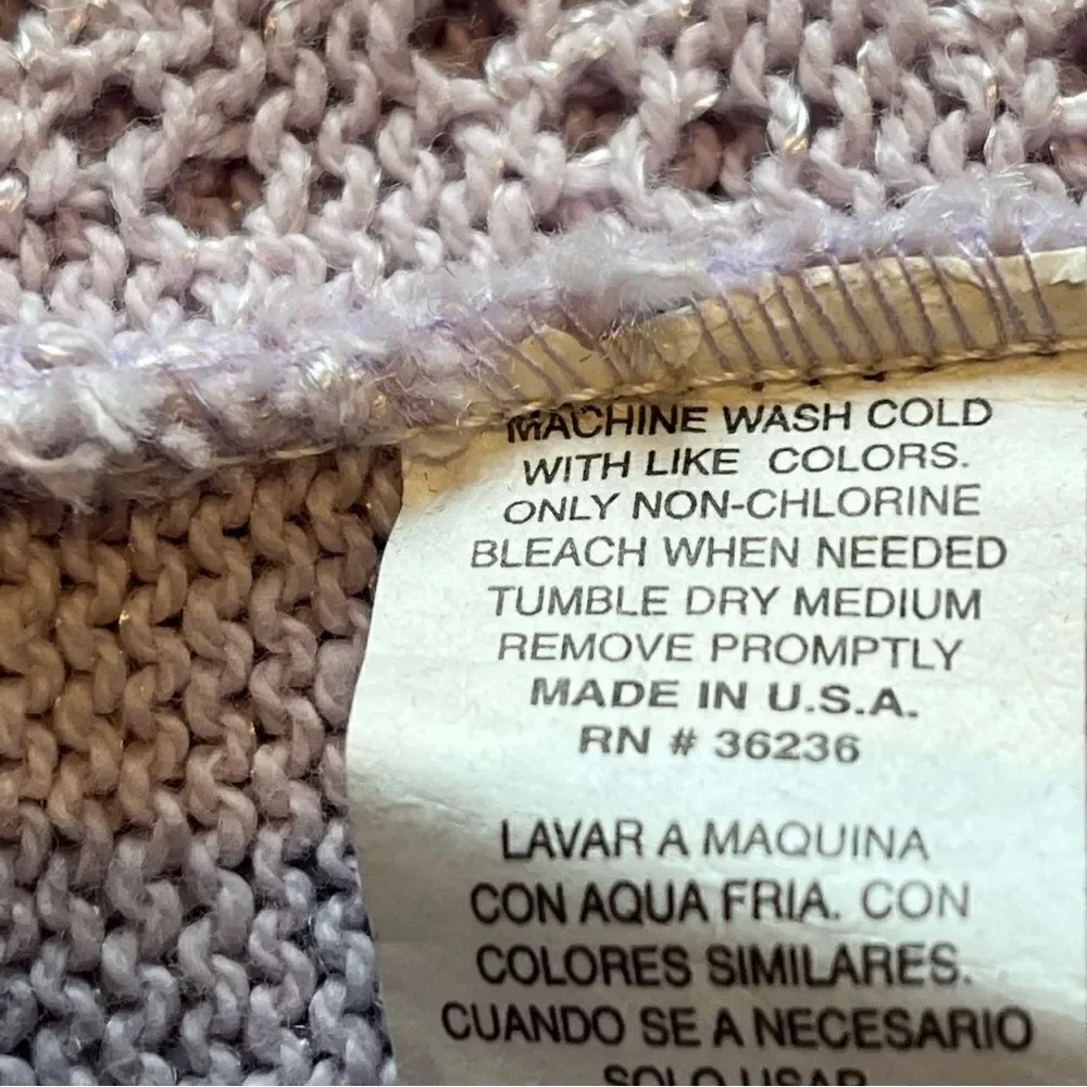 Bentley Women's Sweater 2 fer Light lavender Large
